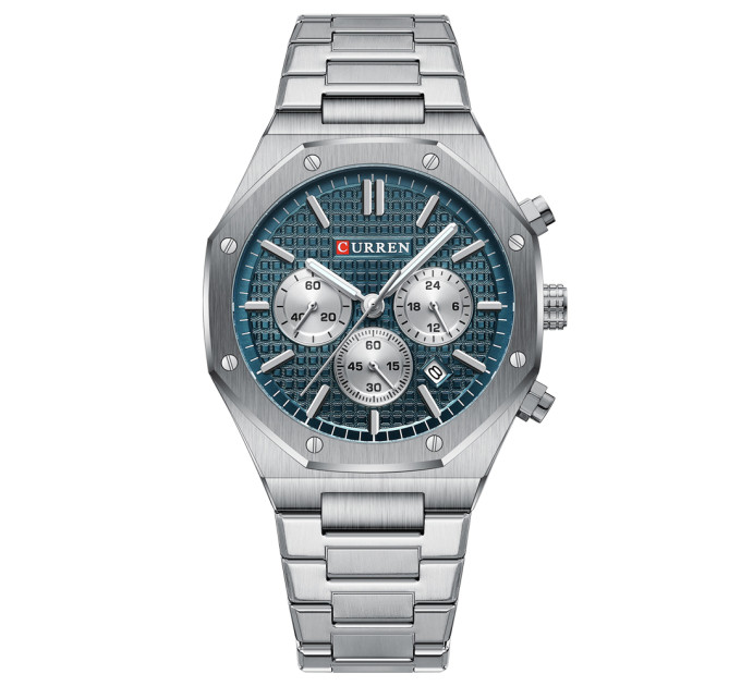 Curren 8440 Silver-Blue