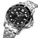 Skmei 9276SSIBK Silver-Black Steel Strap