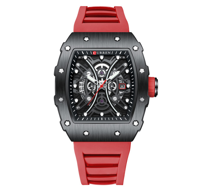 Curren 8438 Black-Red