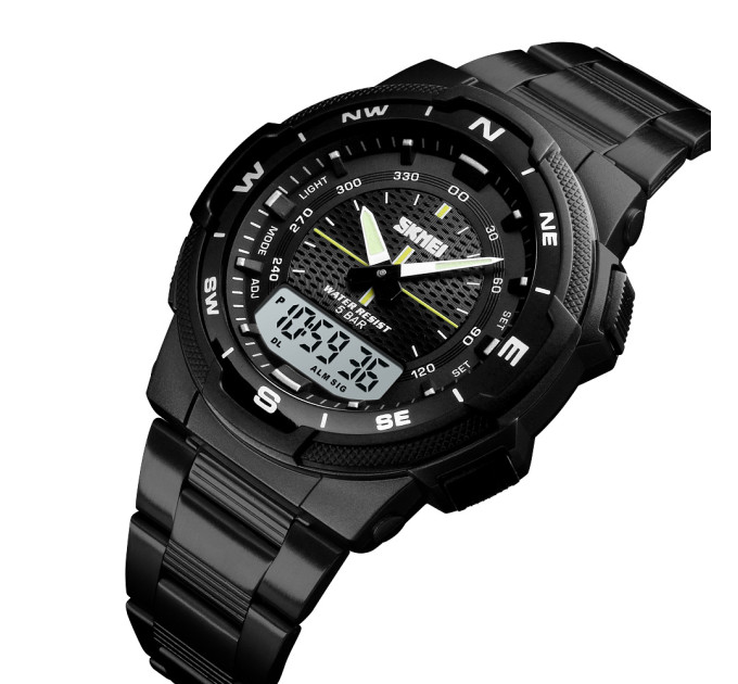 Skmei 1370BKBK Black-Black