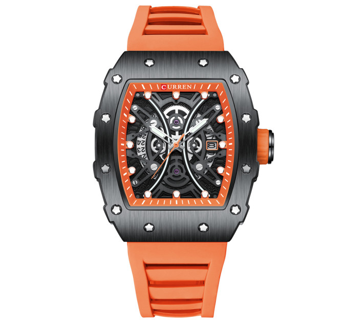 Curren 8438 Black-Orange