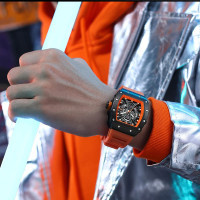 Curren 8438 Black-Orange