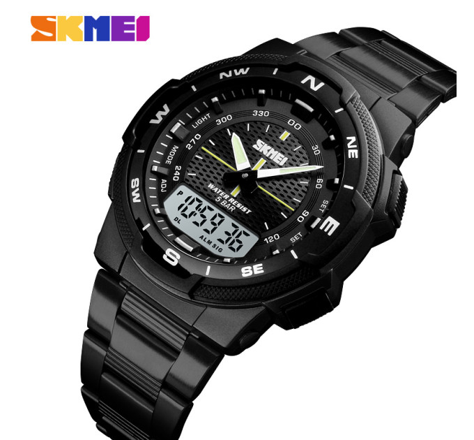 Skmei 1370BKWT Black-White SALE