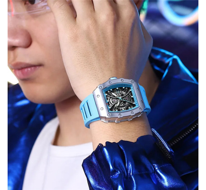 Curren 8438 Black-Light Blue