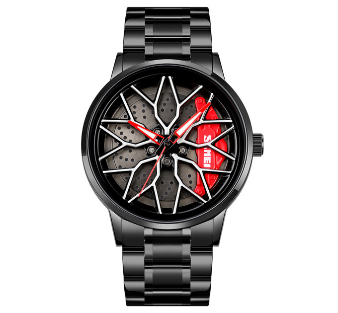 Skmei 1990D Black Red-Silver