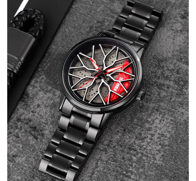 Skmei 1990D Black Red-Silver