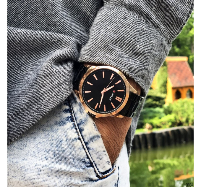 Curren 8322 Cuprum-Black