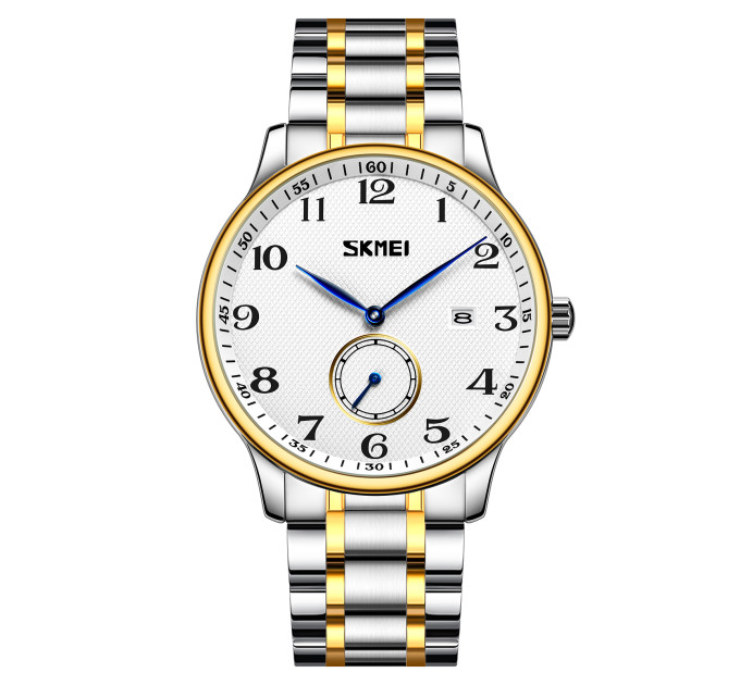 Skmei 9297GDSI-AC Gold-Silver Numbers