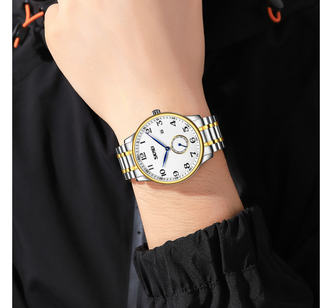 Skmei 9297GDSI-AC Gold-Silver Numbers