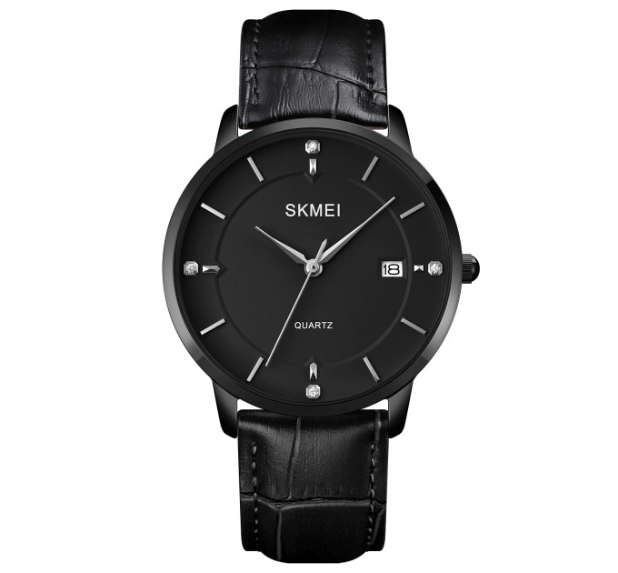 Skmei 1801LBKBK Black-Black Leather