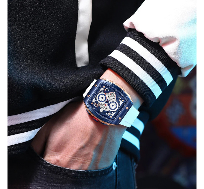 Curren 8442 Blue-Gold-White