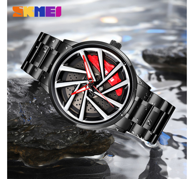 Skmei 1990C Black Red-Silver