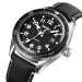 Skmei 9232LSIBK Silver-Black Leather