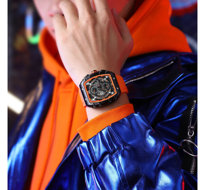 Curren 8442 Black-Orange
