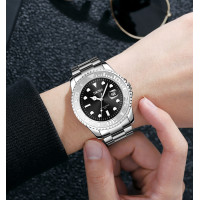 Skmei 9295SIBK Silver-Black STOPPED SALE