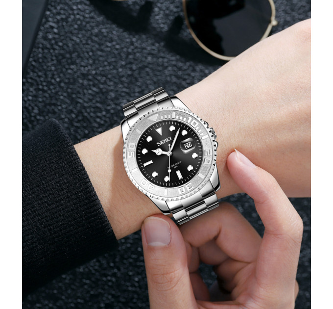 Skmei 9295SIBK Silver-Black STOPPED SALE