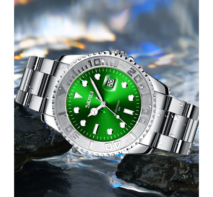 Skmei 9295SIGN Silver-Green