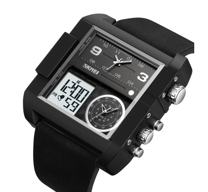 Skmei 2020BKWTBK Black-Black-White