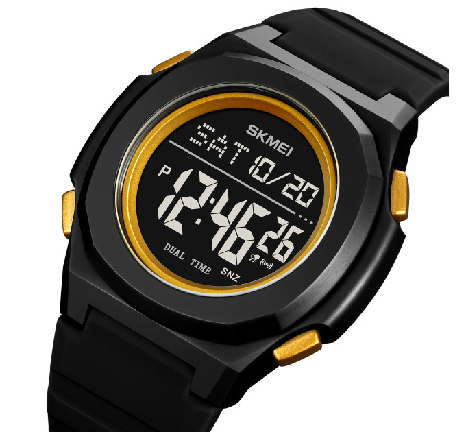Skmei 2023BKGD-BK Black-Gold Black SALE