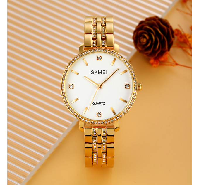Skmei 2006GDWT Gold-White