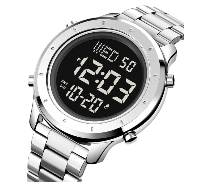 Skmei 1864SSIBK Silver-Black-Steel