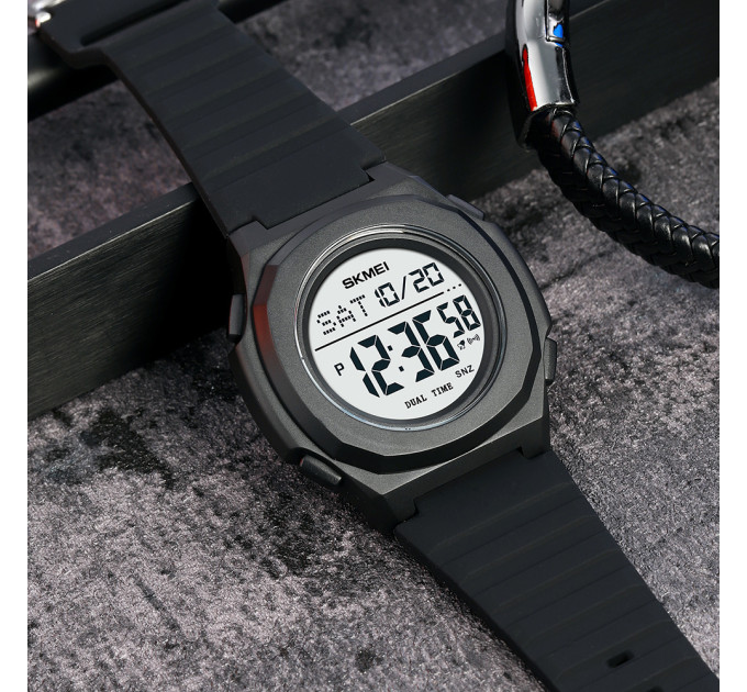 Skmei 2023BKWT Black-White