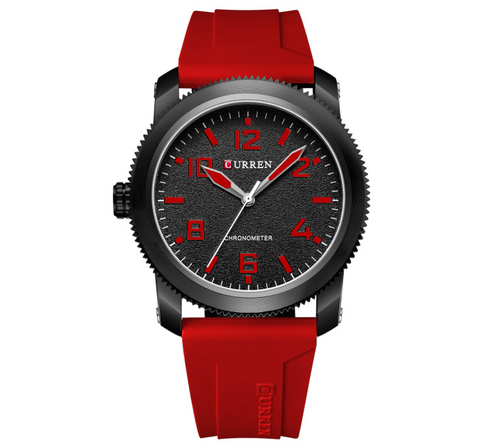 Curren 8454 Black-Red