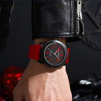 Curren 8454 Black-Red