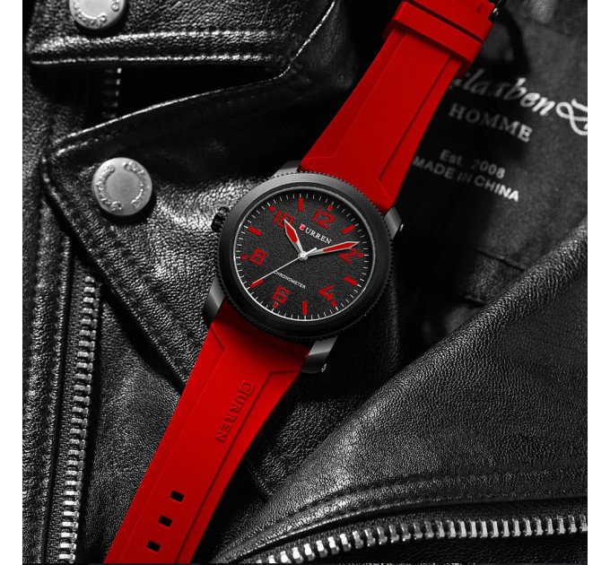 Curren 8454 Black-Red