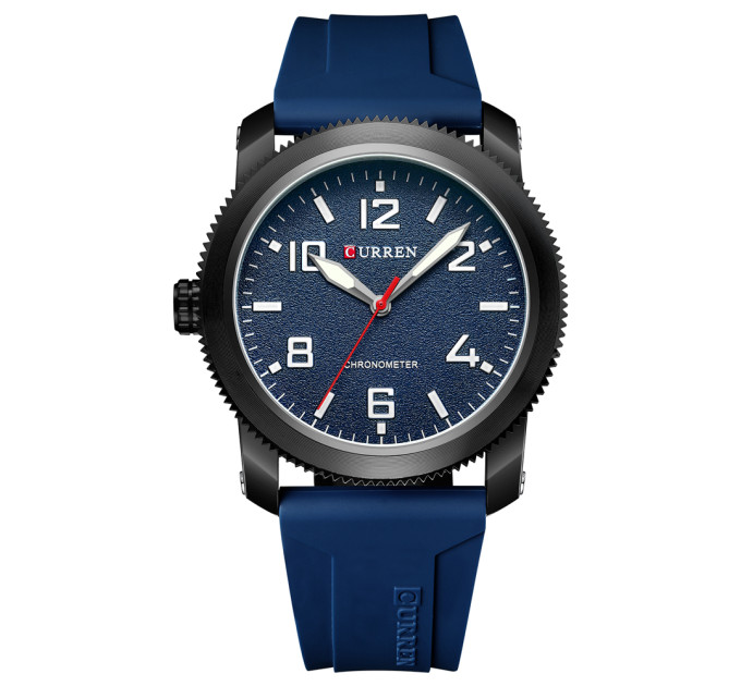 Curren 8454 Black-Blue