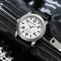 Curren 8454 Silver-White