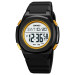 Skmei 2023BKGD-WT Black-Gold White