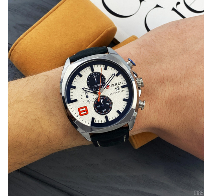 Curren 8324 Silver-White