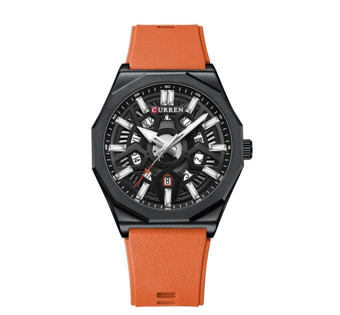 Curren 8437 Black-Brown