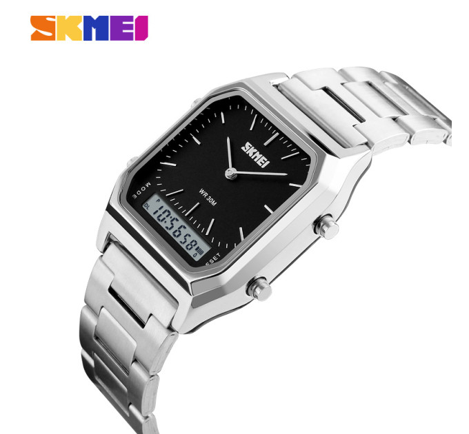 Skmei 1220SIBK Silver-Black