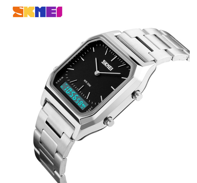 Skmei 1220SIBK Silver-Black