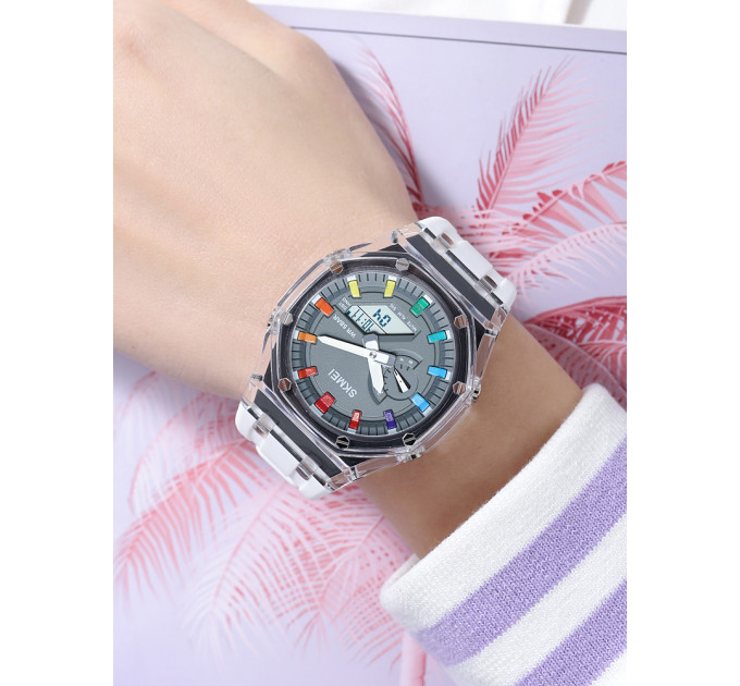 Skmei 2100WTGY White-Grey SALE