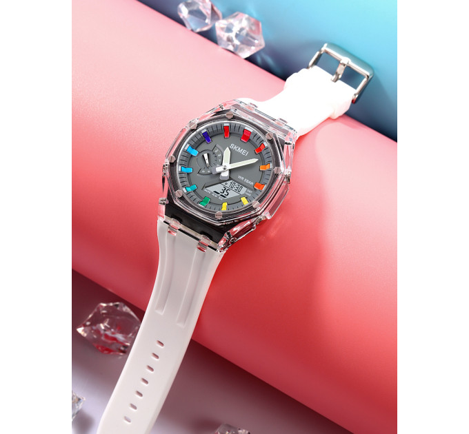 Skmei 2100WTGY White-Grey SALE