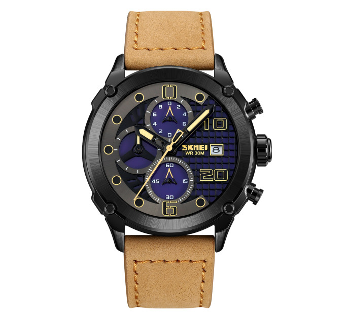 Skmei 2051BKLTBN Black-Light Brown