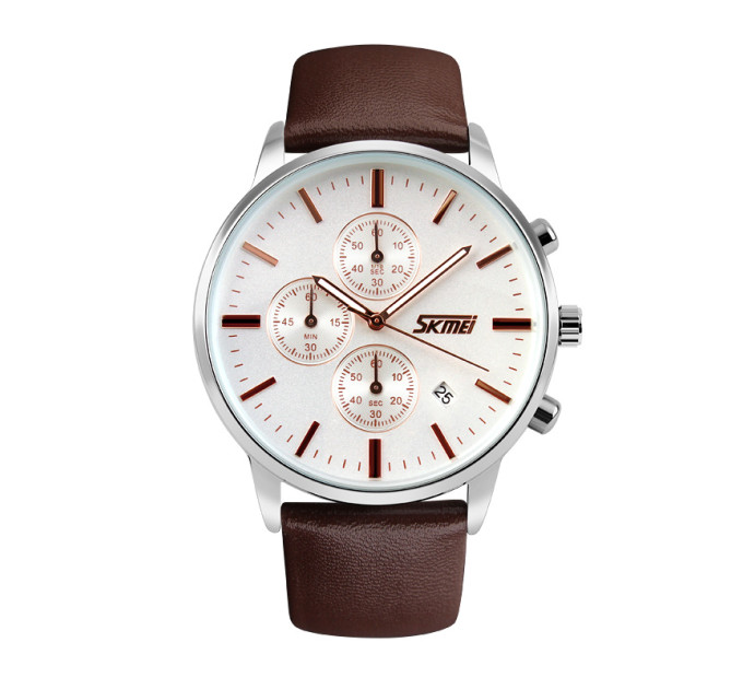 Skmei 9103WTBN White-Brown