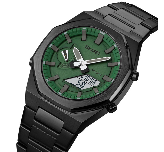 Skmei 1816BKGNWT Black-Green-White