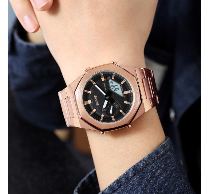 Skmei 1816RGWT Rose Gold-White SALE