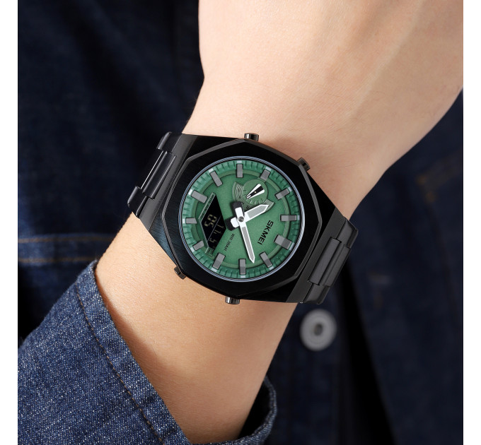 Skmei 1816BKGNBK Black Green-Black