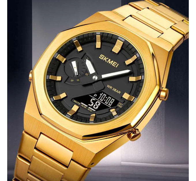 Skmei 1816GDWT Gold-White