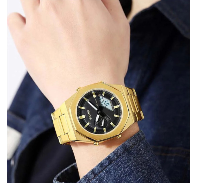 Skmei 1816GDWT Gold-White