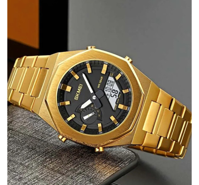 Skmei 1816GDWT Gold-White