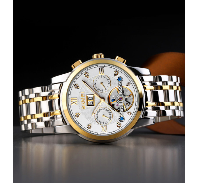 Skmei M029TGDSI Gold-Silver-Silver