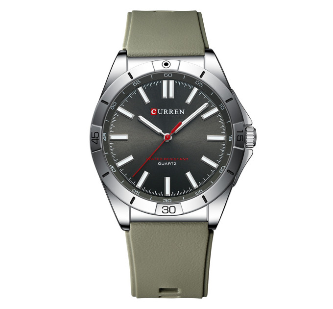 Curren 8449 Silver-Black-Grey