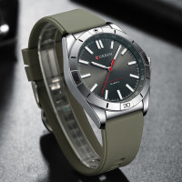 Curren 8449 Silver-Black-Grey