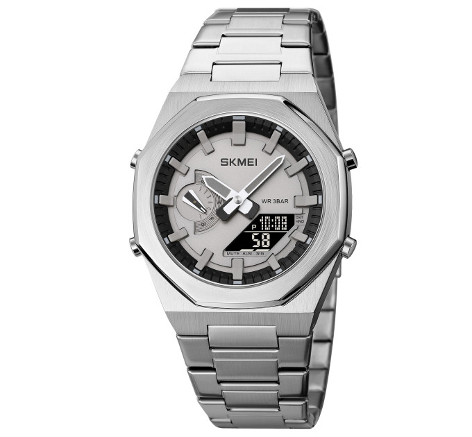 Skmei 1816SIBK Silver-Black